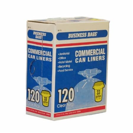 Berry Plastics Berry Plastics 618632 Large Institutional Trash Bag; 120 Count 33 Gallon 430405